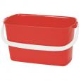 Red Oblong Bucket 9ltr.