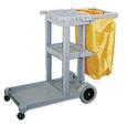 Janitor Cart c/w Yellow Bag.