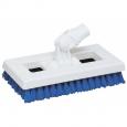 Blue SYR Interchange Deck Brush, 9.5".