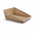 Natural Willow Angled Basket 14"