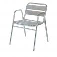 Aluminium Stacking Chair.