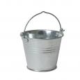 Round Galvanised Steel Bucket, 70x55mm.