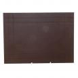 Coffee Faux Leather Placemats. (4)