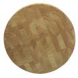 Round Butchers End Grain Chopping Board 11".