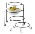 Four Tier Black Bowl Stand