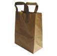 Brown Carrier Bags, 7"x10"x8.5". (250)