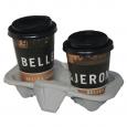 2 Cup Carry Tray Holder 2x180 - (Case of 2)