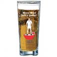 Football Glass With Footballer, 20oz CE. (48) - (Case of 48)
