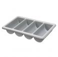 Grey Economy Cutlery Bin Tray.