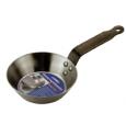 Heavy Duty Black Iron Blinis Pan, 14cm.