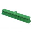 Green Hygiene Flat Sweeping Broom, 19.7".