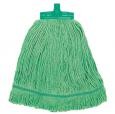 Green SYR Interchange Mop Head With Scourer.