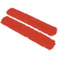 Red V Sweeper Syrtex Sleeves, 40". (2)