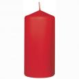 Paraffin Red Pillar Candle. (6x10)