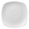 Churchill White Bamboo Square Plate 8.6"/219mm  (12)