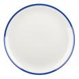 Retro Blue Coupe Plate, 10.25". (12x1) - (Case of 12)