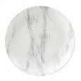 Grey Marble Coupe Plate 6.5". (6)