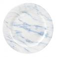 Blue Marble Coupe Plate 12". (6)