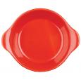 Churchill Red Round Eared Dish 5.9"x7.1". (6x1) - (Case of 6)