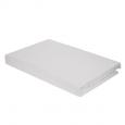 Flame Retardant White Single Fitted Sheet.