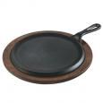 Lodge Cast Iron Round Shallow Handled Griddle 9".