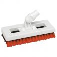 Red SYR Interchange Deck Brush, 9.5".