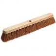 Natural Coco Broom 24&quot; With Handle.