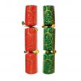 Red & Green Festive Christmas Crackers 10". (50)