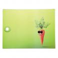 Funky Carrot Glass Worktop Protector
