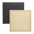 Faux Leather Reversible Choc/Cream Coaster Set