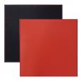 Faux Leather Reversible Red/Black Placemat Set