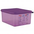 Araven Purple Airtight Allergen Gastronorm Container 1/2GN 10ltr