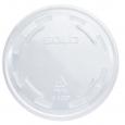 Clear Flat Lid For 9oz Cups Without Straw Slot 10x100 - (Case of 10)