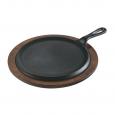 Lodge Cast Iron Rimmed Round Serving Skillet 9"