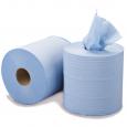 Blue Embossed Centrefeed Wiper Roll 150m. (6)