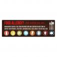 Allergy Allergen Awareness Catering Sign Pack. (8 Stickers)