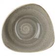 Stonecast Peppercorn Grey Triangle Bowl 9" (12x1)