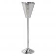 Hammered Finish Metal Champagne Bucket & Stand