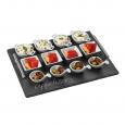 Handled Slate Tray 12 Piece Appetiser Set.