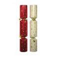 Red & Cream Christmas Crackers 12" (50)