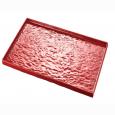 Red Melamine Presentation Plate 1/2 Size