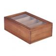 Acacia Wood Tea Box 30x20x10cm