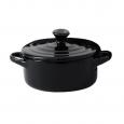 Mininova Black Casserole Dish & Lid 5".