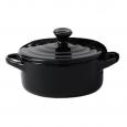 Mininova Black Casserole Dish & Lid 6"