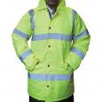 Hi Vis Yellow Road Safety Jacket XL.