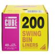 Le Cube Swing Bin Liners (200)