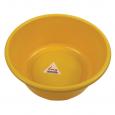 Lucy Yellow Round Washing Up Bowl 14".