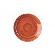 Churchill Stonecast Spiced Orange Coupe Plate 6.5&quot;. (12)