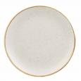 Churchill Stonecast Barley White Coupe Plate 10.25&quot;. (12)