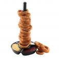 Charcoal Plastic Onion Ring Tower.